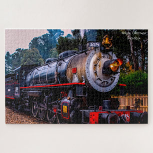 Kerstmis Kleinzoon. Legpuzzel