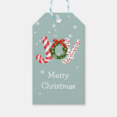 Kerstmis kleur Gevulde Joy Gift Labels Cadeaulabel (Voorkant)