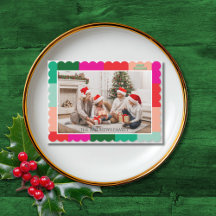 Kerstmis Kleurblok Foto Vakantiebord
