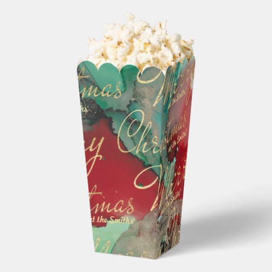 Kerstmis Kleuren Favor Boxes Bedankdoosjes (Popped)