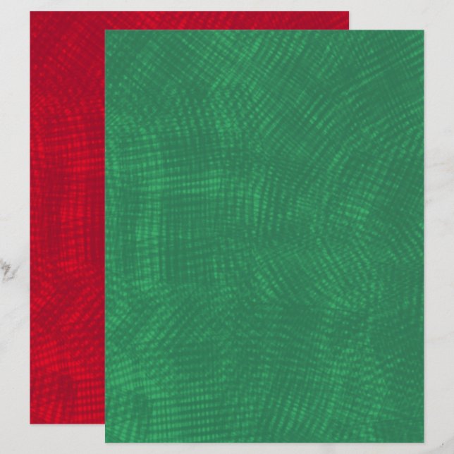 Kerstmis kleuren getextureerde achtergrond (Voorkant / Achterkant)