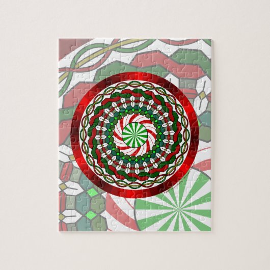 Kerstmis Kleuren Puzzel (Verticaal)