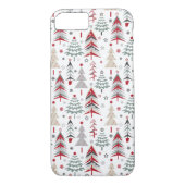 Kerstmis, kleurrijk, kerstboom, rood, groen Case-Mate iPhone case (Achterkant)