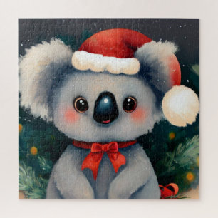 Kerstmis Koala (1) Legpuzzel