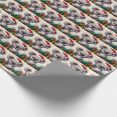 Kerstmis Koala 2 Cadeaupapier (Hoek)