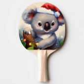 Kerstmis Koala (2) Tafeltennisbatje (Achterkant)