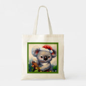 Kerstmis Koala 2 Tote Bag (Achterkant)