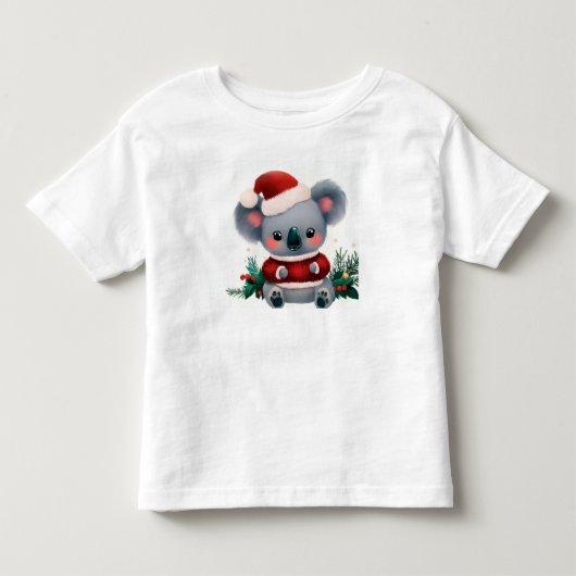 Kerstmis Koala 3 Kinder Shirts (Voorkant)
