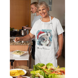 Kerstmis Koala, aanpasbaar Schort