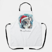 Kerstmis Koala, aanpasbaar Schort (Voorkant)
