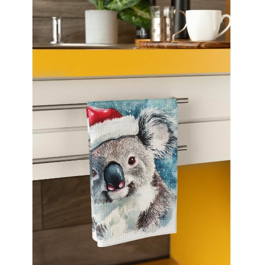 Kerstmis Koala, aanpasbaar Theedoek