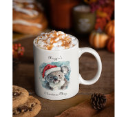 Kerstmis Koala, aanpasbaar Tweekleurige Koffiemok