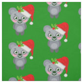 kerstmis koala santa claus stof (Swatch)