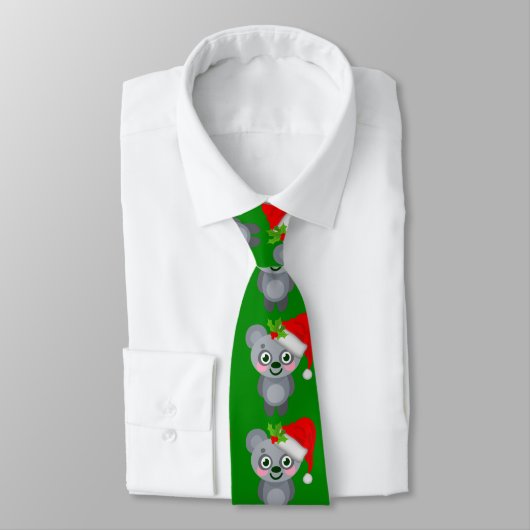 kerstmis koala santa claus stropdas (Gebonden)