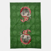 Kerstmis - Koalas - Dek de zalen Theedoek (Verticaal)