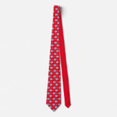 Kerstmis Koeien met Santa Hats Necktie Stropdas (Voorkant)