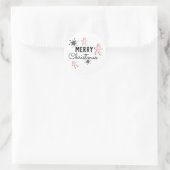 Kerstmis Koek Peperkoek Ronde Sticker (Tas)