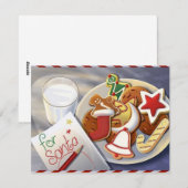 Kerstmis koekjes feestdagenkaart (Voorkant / Achterkant)