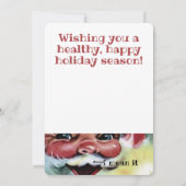 Kerstmis koekjes gepersonaliseerde vakantie kaart (Achterkant)