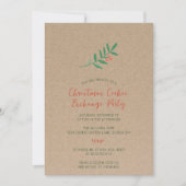 Kerstmis Koekjes Uitwisseling Kraft Feest  Kaart (Voorkant)