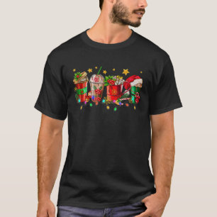 Kerstmis Koffie Kerst Latte Xmas Gezellig Voor Kof T-shirt