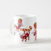 kerstmis koffiemok (Voorkant links)