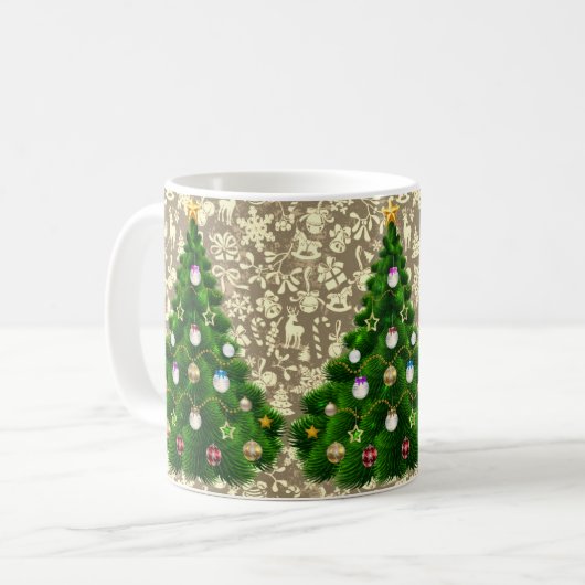 Kerstmis Koffiemok (Voorkant links)