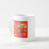 Kerstmis Koffiemok (Voorkant links)