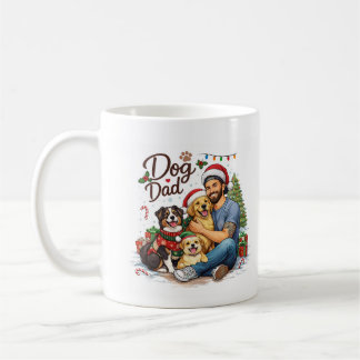 Kerstmis Koffiemok voor Hond Papa – Grappig Kerstc