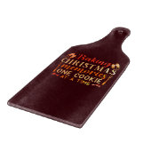 Kerstmis koken snijplank (Hoek)