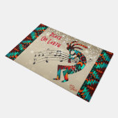Kerstmis Kokopelli Doormat Deurmat (Schuin)