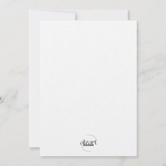 Kerstmis Kolibrie Kerstkaart Stijlvol (Achterkant)