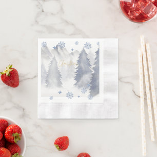 Kerstmis Kom naar ons, Sneeuwvlokken Servet