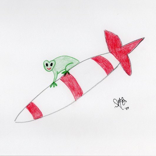 Kerstmis - kom niet onder de rakettenkop C. Kaart