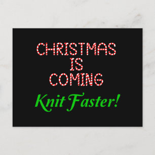 Kerstmis komt eraan. briefkaart