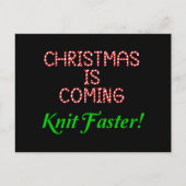 Kerstmis komt eraan. briefkaart (Voorkant)