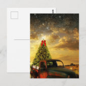 Kerstmis komt eraan briefkaart (Voorkant / Achterkant)