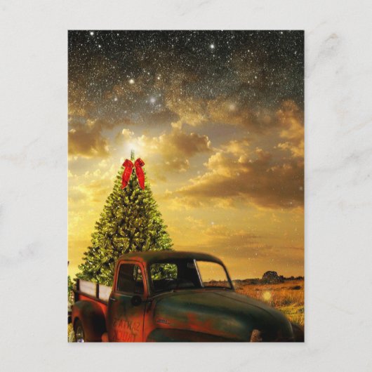 Kerstmis komt eraan briefkaart (Voorkant)