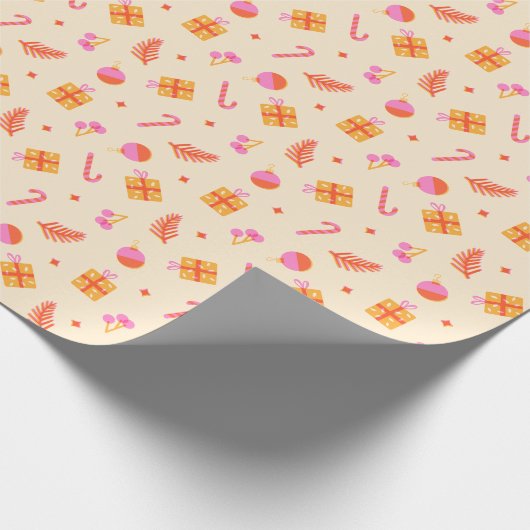 Kerstmis komt eraan cadeaupapier (Hoek)