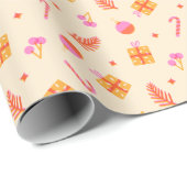 Kerstmis komt eraan cadeaupapier (Rol Hoek)