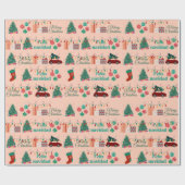 Kerstmis komt eraan: cadeaupapier (Vlak)