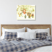 Kerstmis komt eraan canvas afdruk (Insitu (Slaapkamer))