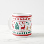 Kerstmis komt eraan, Kerstmis, boom, rendieren Koffiemok (Voorkant links)