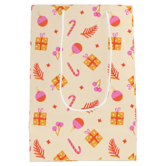 Kerstmis komt eraan medium cadeauzakje (Achterkant)