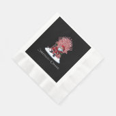 Kerstmis komt eraan servet (Hoek)