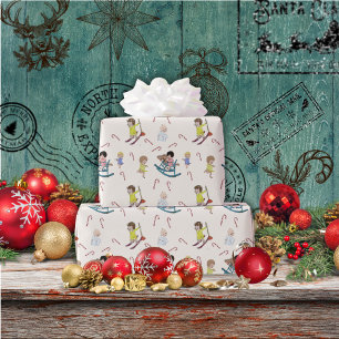 Kerstmis komt maar één keer per jaar cadeaupapier