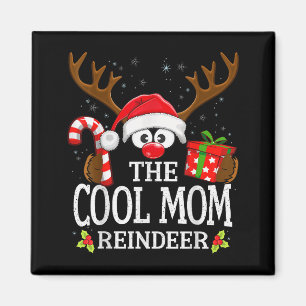 Kerstmis komt overeen met de Coole Moeder Rendier  Magneet