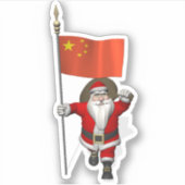 Kerstmis komt uit China Sticker (Voorkant)