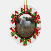 Kerstmis komt voor de versiering keramisch ornament (Rechts)