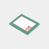 Kerstmis Kortharige Hond Post-It Notities Post-it® Notes (Schuin)